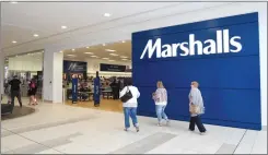  ?? NEWS PHOTO EMMA BENNETT ?? Shoppers check out opening day of Marshalls at Medicine Hat Mall on Tuesday. Financial statements from 2017 show the mall is recovering well after the closure of Target.