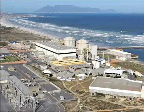  ??  ?? December 2013 Aerial of Koeberg power station.