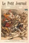  ?? AKG / ALBUM ?? EL DIARIO PARISINO LE PETIT JOURNAL RECREÓ ASÍ, EN AGOSTO DE 1909, LA LUCHA EN MELILLA.