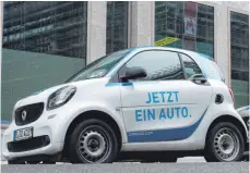  ?? FOTO: DPA ?? Daimler engagiert sich mit Car2Go auf dem Carsharing-Markt.