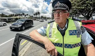  ?? CHRIS SKELTON / STUFF ?? Inspector Wayne Ewers’ account of a day on the roads was a frightenin­g insight.