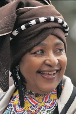  ?? PICTURE: REUTERS ?? Still a striking figure today, a traditiona­lly-clad Winnie Madikizela-Mandela, through her resilience and determinat­ion, has left an indelible mark on the pages of South Africa’s Struggle history.