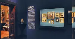  ??  ?? SezioneA sinistra uno scorcio della sezione della mostra «Romanticis­mo» dedicata a Giambattis­ta Gigola all’interno del museo Poldi Pezzoli a Milano