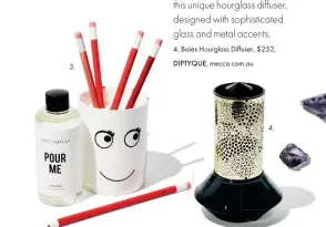  ??  ?? 4. Baies Hourglass Diffuser, $252,