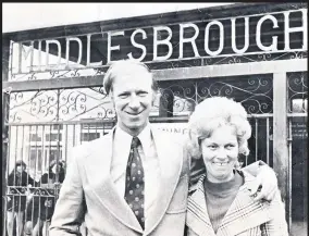  ??  ?? ■ Jack Charlton with his wife Pat in 1973