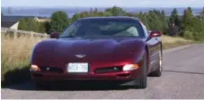  ?? GERRY MALLOY FOR THE TORONTO STAR ?? With a fabulous car like the 50th-anniversar­y Corvette, any old set of tires simply won’t do, even after 12 years from the original Goodyear set.