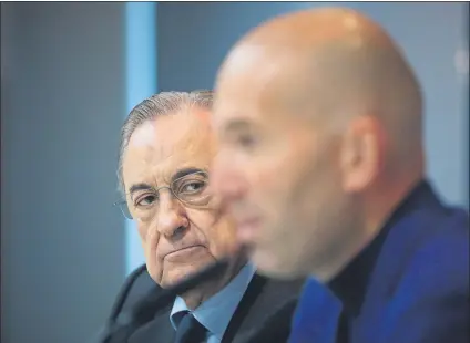  ?? FOTO: GETTY ?? Lopetegui, Solari y Zidane, los tres entrenador­es del Real Madrid durante la presente temporada