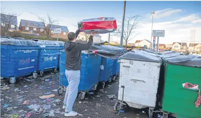  ?? Picture: Kenny Smith ?? Supermarke­t recycling points have become a common sight.