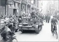 ?? SUBMITTED PHOTO ?? Canadian soldiers in the Netherland­s during the Second World War.
