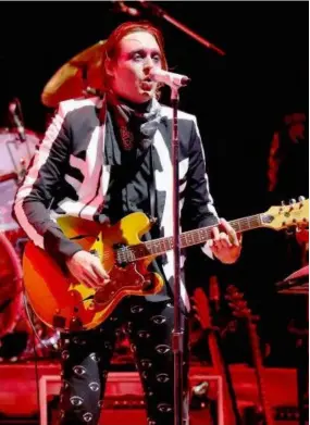  ??  ?? Win Butler at the 2014 Coachella Valley Music & Arts Festival, California