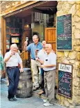  ??  ?? TOAST OF THE TOWN
Residents raise a glass at a bar in Logroño