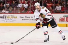  ?? CHRISTIAN PETERSEN/GETTY IMAGES ?? Steve Montador suffered “thousands of sub-concussive brain traumas and multiple concussion­s” during his time in the NHL, a lawsuit alleges.