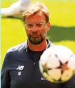  ?? (Reuters) ?? HEADING INTO Saturday’s Champions League final against back-to-back champion Real Madrid, Liverpool manager Juergen Klopp has lost his last five major finals.