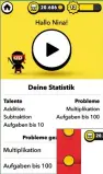  ??  ?? Gelöste Aufgaben, Lernfortsc­hritt, Fehlerquot­e: Die Statistik zeigt alles auf einen Blick.