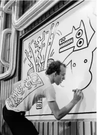  ?? KEYSTONE ?? Haring in azione a Montreux, anno1983