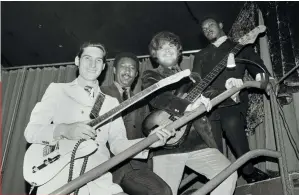  ??  ?? Booker T. and the MGs in 1968. (from left) Steve Cropper, Al Jackson Jr., Donald “Duck” Dunn and Booker T. Jones