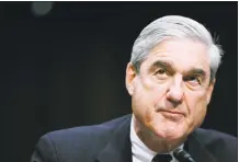  ?? James Berglie / TNS ?? Robert Mueller on Feb. 16, 2011, as he testifies before a Senate Intelligen­ce Committee hearing in Washington.