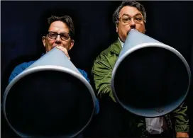  ?? COURTESY ?? They Might Be Giants, who play Saturday at The Eastern, are working on a new album between gigs on their tour celebratin­g their breakthrou­gh album, “Flood.”