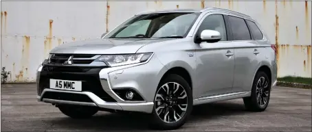  ??  ?? The Mitsubishi Outlander PHEV remains the UK’s most popular plug-in