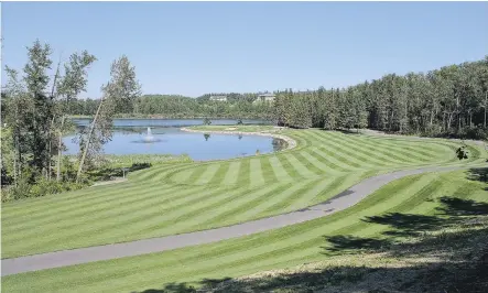  ?? CURTIS PLAYFAIR/INNISFAIL GC ?? Thanks to the generosity of an anonymous club golfer the sixth hole at Innisfail Golf Club is looking good.