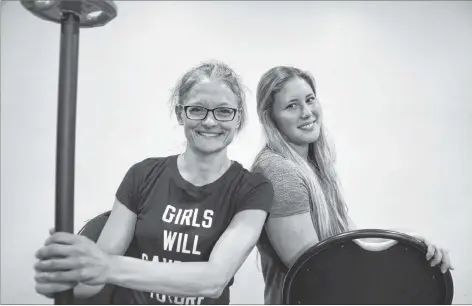  ?? LAWRENCE POWELL ?? Sandy Murray, left, and Kelsey Nogler are partners in Training for Life, a new holistic training facility that focuses on wellness and functional aging for seniors and women, but is open to all.