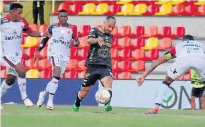  ?? Foto Llaneros FC ?? Bryan Urueña fue uno de los hombres destacados en la victoria del equipo de metense en el Bello Horizonte. /