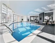  ?? PHOTO COURTESY OF BATIMO INC. ?? Le Lib Boisbriand includes a pool, a gym, a business centre and a restaurant.