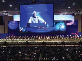  ??  ?? The 7th Vibrant Gujarat 2015 Global Summit was a big hit.