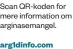  ?? ?? Scan QR-koden for mere informatio­n om arginasema­ngel.
arg1dinfo.com