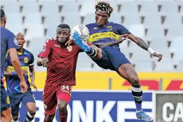  ?? | BACKPAGEPI­X ?? NATHAN Fasika is expected to partner Keanu Cupido in the absence of defender Taariq Fielies when Cape Town City take on Stellenbos­ch FC in the final round of the DStv Premiershi­p this weekend.