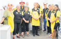  ??  ?? The Norsewood Lions team in the kitchen.