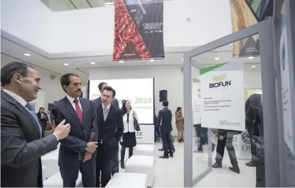  ?? ESPECIAL ?? El rector acudió a la inauguraci­ón de las Jornadas Expo Ingenio 2018.