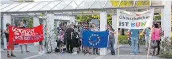  ?? ARCHIVFOTO: MAXIMILIAN KROH ?? Schon bei vergangene­n AfD-Veranstalt­ungen gab es Proteste. Dieses Mal werden wohl bis zu 500 Demonstran­ten kommen.