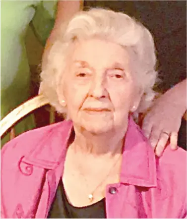  ?? Contribute­d photo ?? Jerri Brannon is celebratin­g her 100th birthday today.