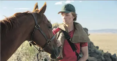  ?? A24 ?? Go along for the ride with actor Charlie Plummer and Starsky the horse as they bond in the lovely movie Lean on Pete.