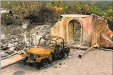  ?? Katie Falkenberg Los Angeles Times ?? REMNANTS of a home on Dume Drive in Malibu. Another proposal is a state commission to oversee developmen­t in fire zones.