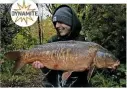  ??  ?? ASHLEY James targeted the top of a gravel bar at a Ringwood DAA water to bank two twenties to 27lb 14oz. Both fell to Dynamite Baits White Chocolate and Coconut pop-ups.