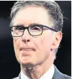  ??  ?? PLAN Reds owner John Henry