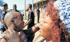  ?? Picture: THULI DLAMINI ?? REFUGE: Salima Mkeyo and her child, Byeve, who was injured during a xenophobic attack in Isipingo a year ago. Mkeyo has returned to the town despite her fears
