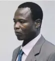  ??  ?? Dominic Ongwen was active in the Lord’s Resistance Army