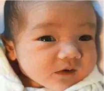  ??  ?? Grayan Claire Cosme was born on November 20. Four days later her mother suffered a brain aneurysm.