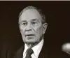  ?? Carolyn Kaster / Associated Press ?? Former politician Michael Bloomberg was the No. 3 donor on the top 50 list.