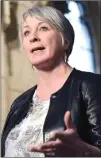  ?? Canadian Press photo ?? Minister of Employment, Workforce Developmen­t and Labour Patty Hajdu speaks to reporters Saturday.