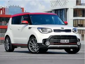  ??  ?? New Soul turbo packs 150kW and is the first Kiwi-Kia to have a seven-speed dual-clutch gearbox.