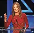  ??  ?? In this Nov 9, 2013 file photo, director Kathryn Bigelow accepts the "John Schlesinge­r Britannia Award for Excellence in Directing" during the 2013 BAFTA Los Angeles Britannia Awards in Beverly Hills, Calif. — AP photos