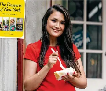  ?? PHOTOS: CONTRIBUTE­D ?? ABOVE: Yasmin Newman takes readers on a tour of the sweetest treats with her new book Desserts of New York. LEFT: S’mores baked alaska.