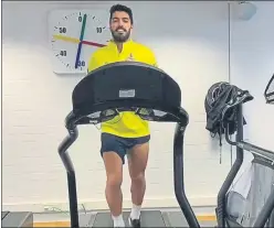  ?? FOTO: INSTAGRAM ?? Luis Suárez está trabajando, ahora en casa, para volver lo antes posible