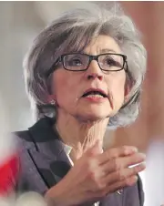  ?? FRED CHARTRAND / THE CANADIAN PRESS ?? Beverley McLachlin, Canada’s longest-serving chief justice, will retire in December after 28 years on the court.