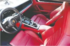  ??  ?? Fans will find a more modern interior in the 2021 911 Turbo S.