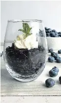  ?? JASMINE MANGALASER­IL ?? Wild rice pudding with blueberrie­s